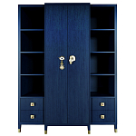 Большой шкаф с витриной Elsa Dreams Blue варинант исполнения - 7 | Loft Concept в Волгограде