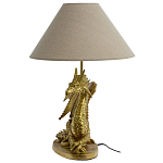 Настольная лампа с абажуром Дракон Golden Dragon Lamp Beige варинант исполнения - 2 | Loft Concept в Волгограде
