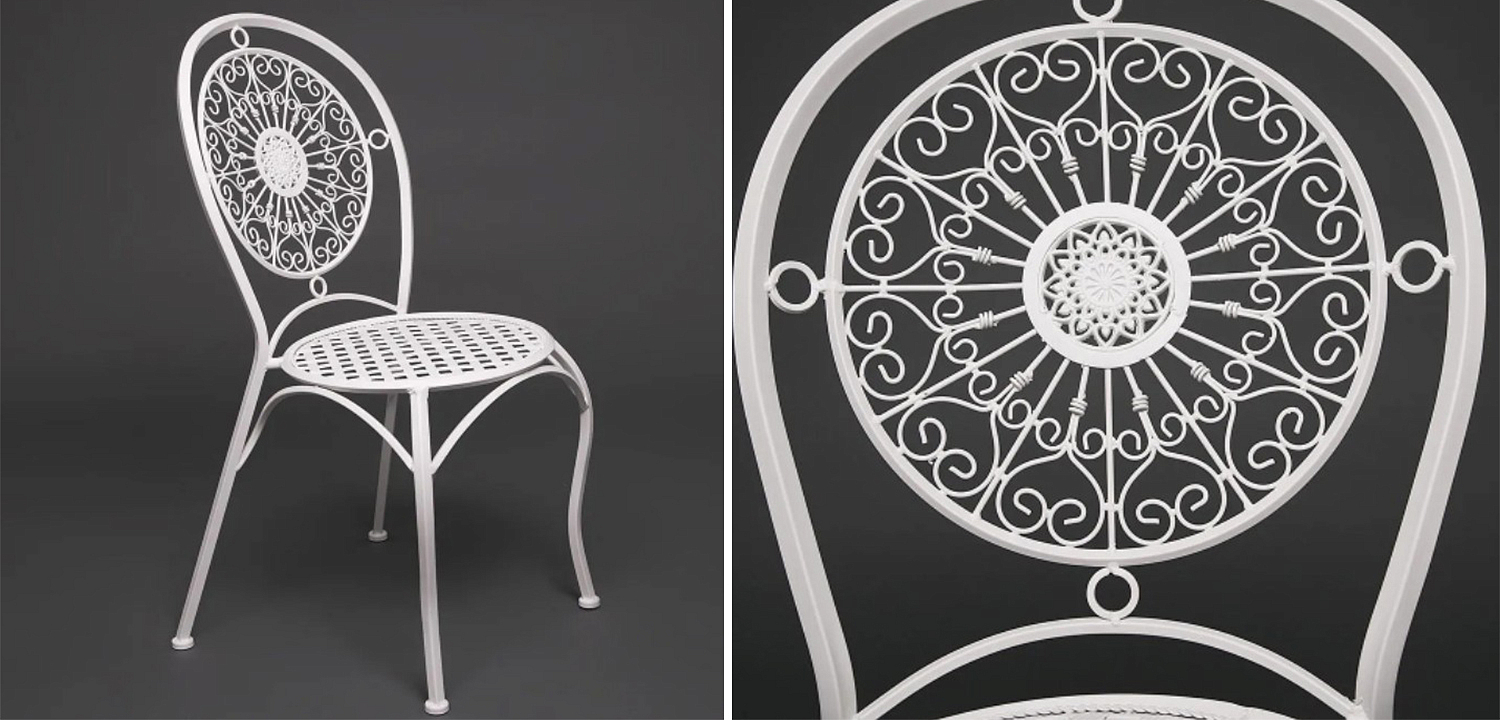 Стул Forged Patterns Anita White Стул Forged Patterns Anita White - Loft-Concept в Волгограде