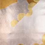 Обои ручная роспись в стиле Арт-деко Namban Colourway SC-290 on Deep Rich Gold gilded paper варинант исполнения - 2 | Loft Concept в Волгограде