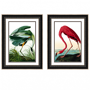 Комплект картин Egret & Flamingo