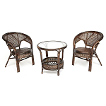 Комплект уличной мебели Angela Dark Brown варинант исполнения - 1 | Loft Concept в Волгограде