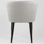 Мягкое кресло на металлических ножках Shaggy Grey варинант исполнения - 4 | Loft Concept в Волгограде