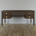 Письменный стол с 4-мя ящиками Elsa Dreams Walnut варинант исполнения - 5 | Loft Concept в Волгограде