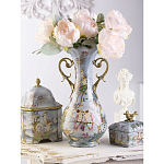 Ваза фарфоровая с попугаями Gaya варинант исполнения - 9 | Loft Concept в Волгограде