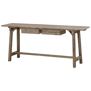 Консоль деревянная с ящиками Wood Jordan Console Table