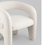 Кресло дизайнерское для лаунж зоны жемчужного цвета Pearl Lounge варинант исполнения - 4 | Loft Concept в Волгограде