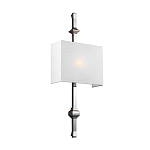 Бра с прямоугольным тканевым абажуром белого цвета Feiss варинант исполнения - 1 | Loft Concept в Волгограде