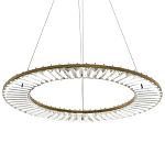 Кольцевая люстра с хрустальным декором Maude Crystal Chandelier варинант исполнения - 1 | Loft Concept в Волгограде