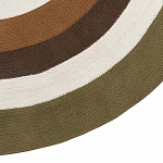 Ковер круглый из хлопка с контрастным узором Bullseye 150 варинант исполнения - 4 | Loft Concept в Волгограде