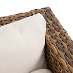 Трехместный садовый диван из плетеного пластика Matteo варинант исполнения - 2 | Loft Concept в Волгограде