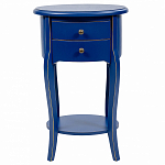 Синяя тумба на фигурных ножках Shelby варинант исполнения - 1 | Loft Concept в Волгограде