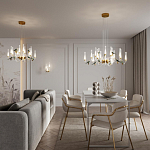 Люстра с декоративными птицами Ganthea D 73 см варинант исполнения - 4 | Loft Concept в Волгограде