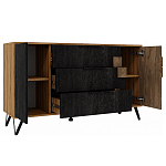 Комод с 3-мя ящиками и дверцей Stone Effect варинант исполнения - 4 | Loft Concept в Волгограде