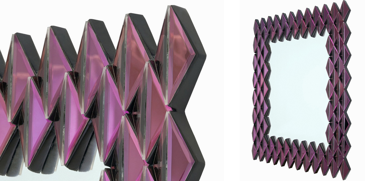 Зеркало Purple Rhombuses Mirror Зеркало Purple Rhombuses Mirror - Loft-Concept в Волгограде