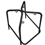 Барный стул со спинкой и подлокотниками на 4-х металлических ножках Douglas Rhombus Серый Велюр варинант исполнения - 6 | Loft Concept в Волгограде