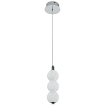 Подвесной светодиодный светильник Crystal Globule Hanging Lamp Chrome варинант исполнения - 2 | Loft Concept в Волгограде