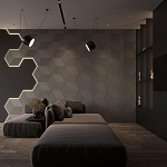 Гипсовая 3D Панель M-52 варинант исполнения - 1 | Loft Concept в Волгограде