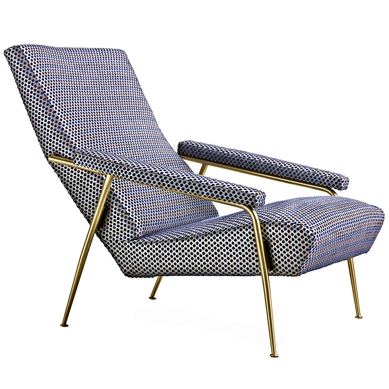 Дизайнерское кресло с подлокотниками Gio Ponti D.153.1 Armchair Золотой Мульти Дизайнерское кресло с подлокотниками Gio Ponti D.153.1 Armchair Золотой Мульти в Волгограде | Loft Concept