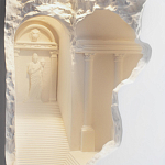 Встраиваемый в стену гипсовый светильник под покраску в античном стиле Antiquity Athena варинант исполнения - 9 | Loft Concept в Волгограде