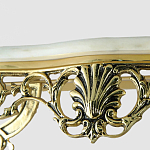 Консоль из бронзы с мраморной столешницей Bronze De Console варинант исполнения - 1 | Loft Concept в Волгограде