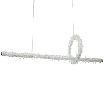 Подвесной линейный светильник Gilbertine Crystals Linear Hanging Lamp варинант исполнения - 1 | Loft Concept в Волгограде