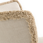 Кресло с декором бахрома Linen Fringe Chair Beige варинант исполнения - 5 | Loft Concept в Волгограде