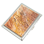 Портсигар на 10 сигарет с газовой зажигалкой из натурального камня Авантюрин Stone Cigarettes Cases варинант исполнения - 1 | Loft Concept в Волгограде