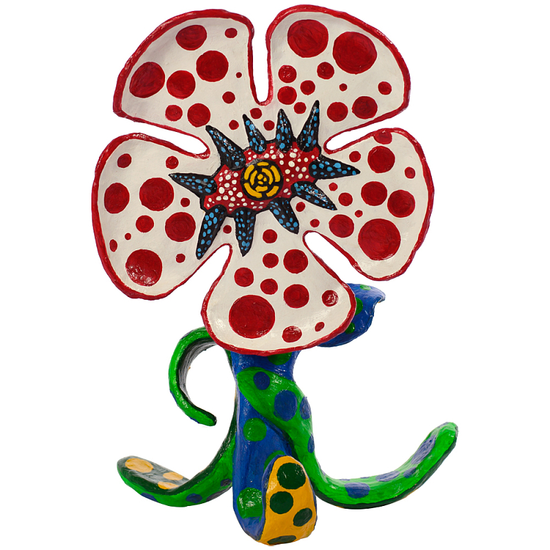 Декоративная статуэтка Yayoi Kusama Flowers that Bloom at Midnight Red Мульти Декоративная статуэтка Yayoi Kusama Flowers that Bloom at Midnight Red Мульти в Волгограде | Loft Concept