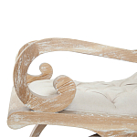 Кресло-качалка с мягкой обивкой из льна Ella Armchair beige варинант исполнения - 3 | Loft Concept в Волгограде