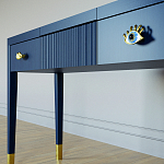 Туалетный стол - Трельяж Elsa Dreams Blue 120 см варинант исполнения - 3 | Loft Concept в Волгограде