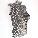 Аксессуар на стену из металла Female Torso Metal Wall Accessory варинант исполнения - 2 | Loft Concept в Волгограде