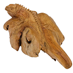 Статуэтка из дерева игуана Animals of the World варинант исполнения - 4 | Loft Concept в Волгограде