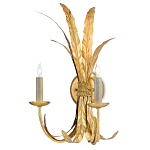 Бра с каркасом в виде пучка золотых перьев Bunch of Feathers варинант исполнения - 2 | Loft Concept в Волгограде