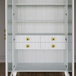 Дизайнерский шкаф витрина Elsa Dreams White с 4-мя ящиками варинант исполнения - 6 | Loft Concept в Волгограде