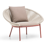 Дизайнерское уличное кресло с веревочной спинкой PETALO Armchair варинант исполнения - 2 | Loft Concept в Волгограде