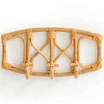 Настенная вешалка из ротанга Willa Wall Hanger S варинант исполнения - 2 | Loft Concept в Волгограде