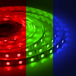 Комплект светодиодной ленты 7,2W/m 30LED/m 3528SMD разноцветный 5M
