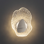 Бра с рельефным волнообразным стеклянным плафоном и вставкой из мрамора Liquid Stone варинант исполнения - 9 | Loft Concept в Волгограде