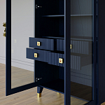 Дизайнерский шкаф витрина Elsa Dreams Blue с 4-мя ящиками варинант исполнения - 8 | Loft Concept в Волгограде