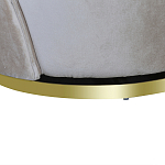 Кресло вращающееся велюровое кремовое Rotation варинант исполнения - 3 | Loft Concept в Волгограде