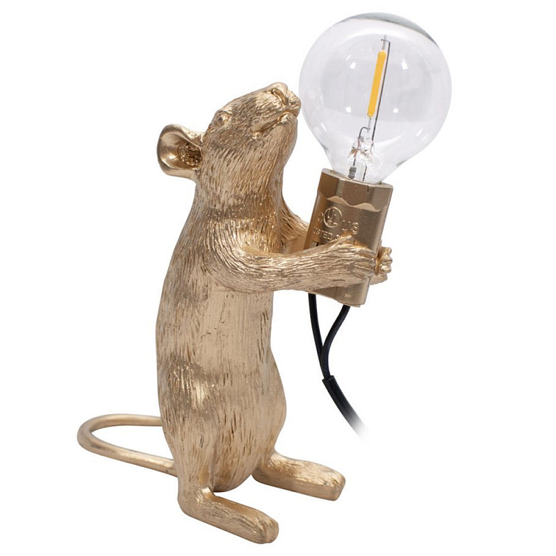 Настольная лампа Mouse gift Gold Золотой Настольная лампа Mouse gift Gold Золотой в Волгограде | Loft Concept