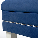 Мягкая банкетка с зоной для хранения Casket Blue варинант исполнения - 3 | Loft Concept в Волгограде