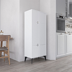 Комод белый с 4-мя дверцами на металлических ножках SPARK MULTIPURPOSE CABINET WHITE варинант исполнения - 3 | Loft Concept в Волгограде