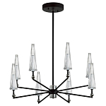 Люстра с прозрачными плафонами из стекла Umbrella варинант исполнения - 1 | Loft Concept в Волгограде