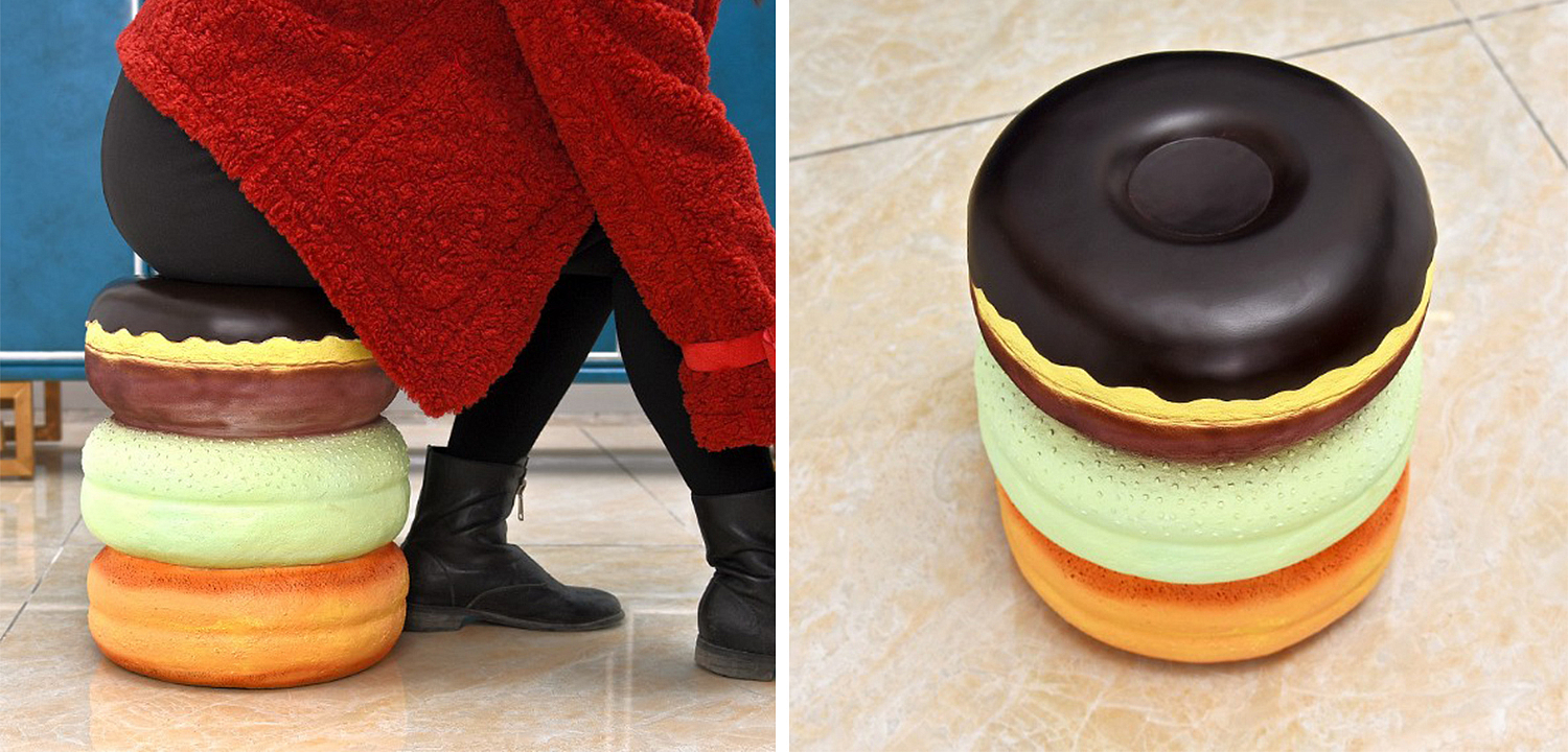 Приставной табурет Пончики Three Donuts Stool Приставной табурет Пончики Three Donuts Stool - Loft-Concept в Волгограде