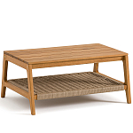 Стол журнальный для сада из акации Breathe Nature варинант исполнения - 1 | Loft Concept в Волгограде