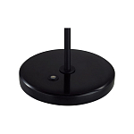 Настольная лампа черного цвета с круглым основанием и длинным прямым плафоном Trumpet tube варинант исполнения - 3 | Loft Concept в Волгограде