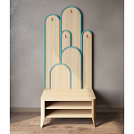 Вешалка «Байома» варинант исполнения - 1 | Loft Concept в Волгограде