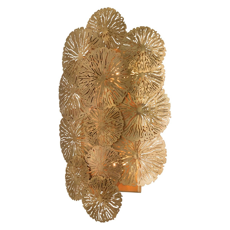 Бра GLOBAL VIEWS LILY PAD WALL SCONCE Золотой Бра GLOBAL VIEWS LILY PAD WALL SCONCE Золотой в Волгограде | Loft Concept